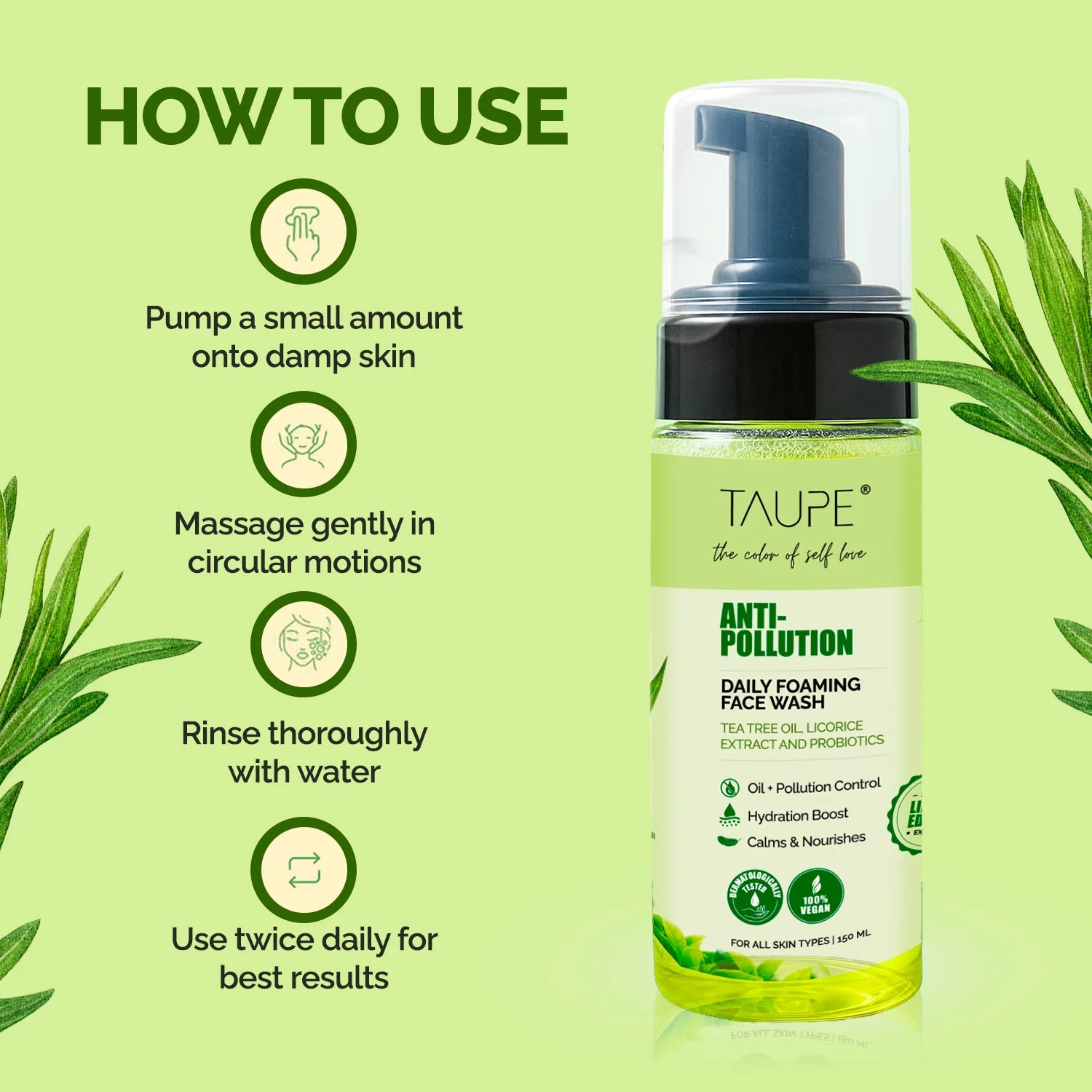 Anti-Pollution Foaming Face Wash