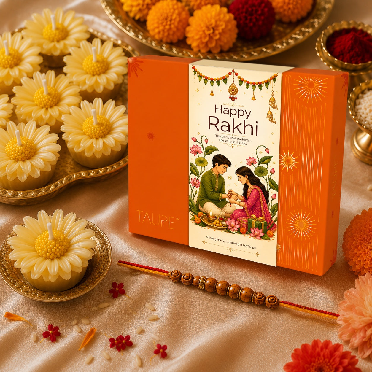 Rakhi Glow Gift Set