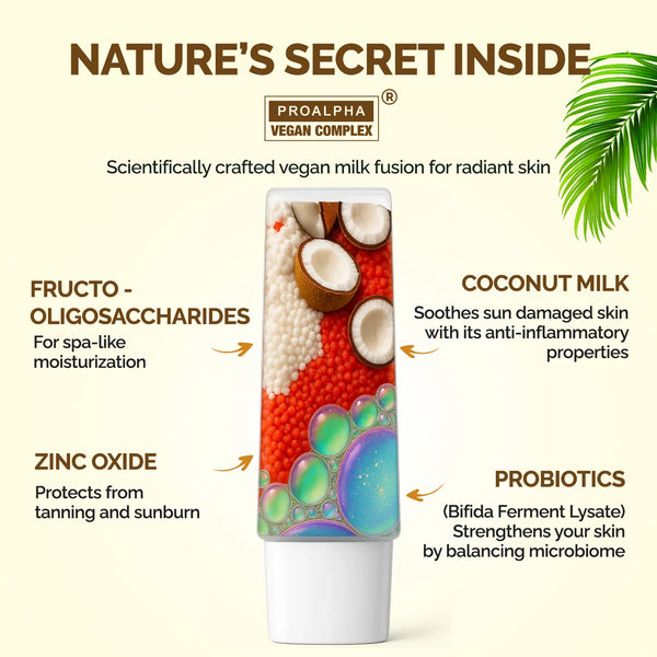 Taupe Coconut Milk Sunscreen