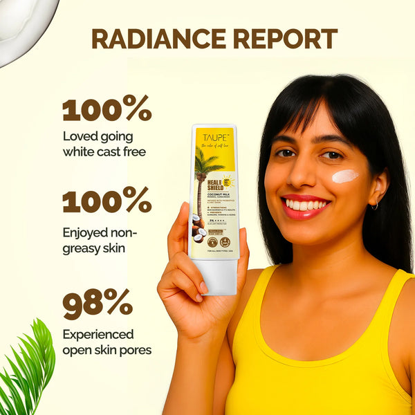 Taupe Coconut Milk Sunscreen