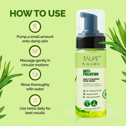 Anti-Pollution Foaming Face Wash