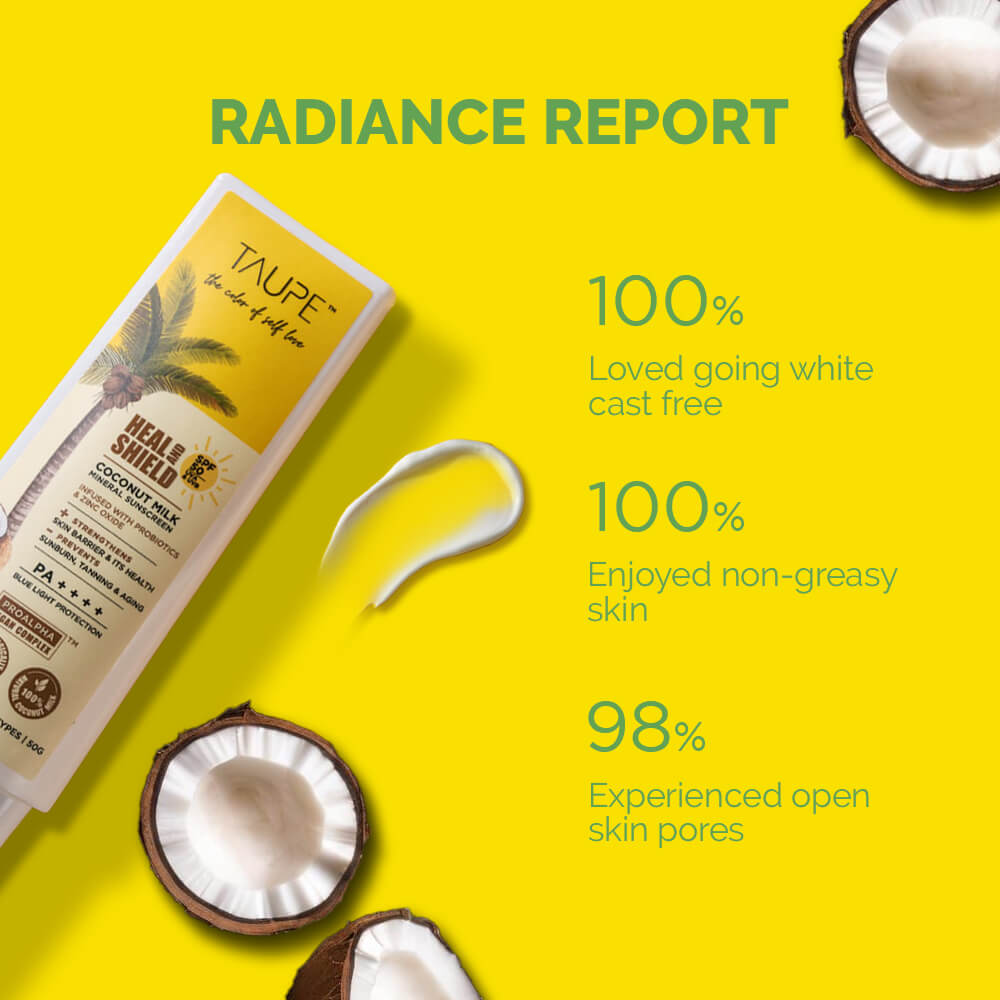 Taupe Coconut Milk Sunscreen