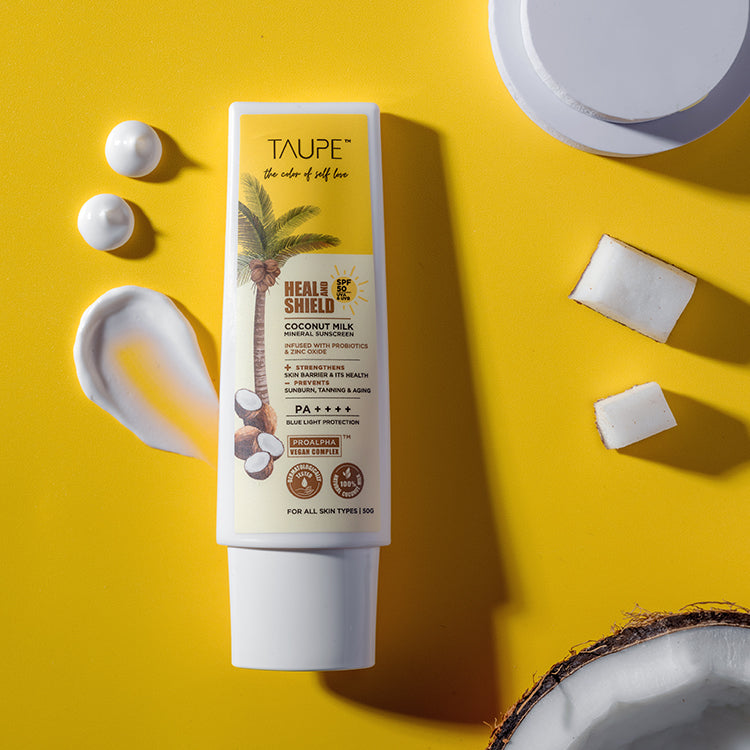 Taupe Coconut Milk Sunscreen